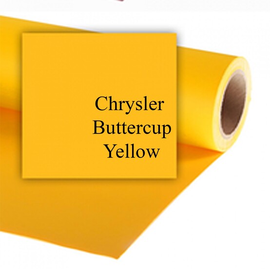 Popierinis fonas, Geltonas (Chrysler Buttercup Yellow).