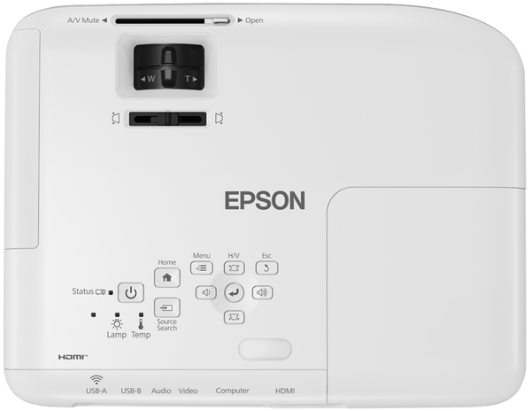 Projektorius EPSON 1280x800, EB-W06 WXGA