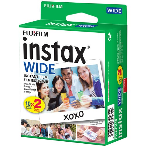 Fujifilm Instax Wide fotolapeliai, 20vnt. Momentiniam Fotoaparatui