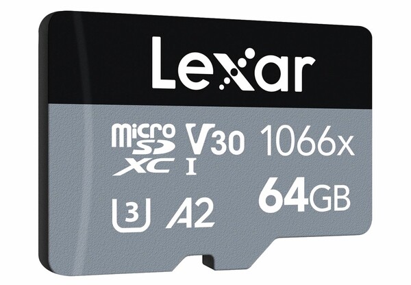 Lexar Pro 64GB 1066x atminties kortelė Micro SDXC