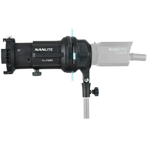 Nanlite Spotlight adapteris su 36° linze skirtas Forza 60 ir 150 LED lempom