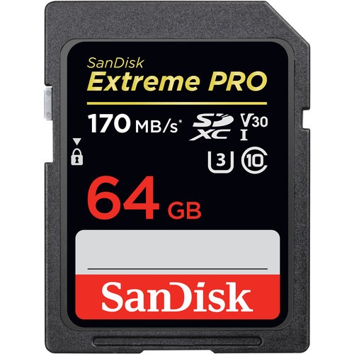 SanDisk Extreame Pro 64GB 170MB/s SDXC
