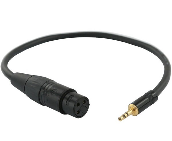 XLR – Jack 3.5 mm garso kabelis (40 cm)