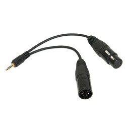 Nanlite DMX adapterio laidas 3,5mm su užraktu