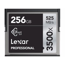 Lexar Pro 256GB 3500X R525/W445 CFast
