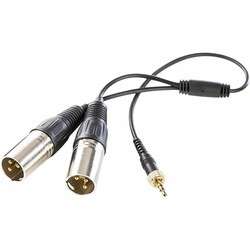 Saramonic SR-UM10-CC1 3.5mm TRS to Two XLR Male Output