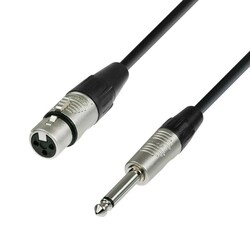 Garso kabelis XLR female – 6,3mm Jack mono 5 m